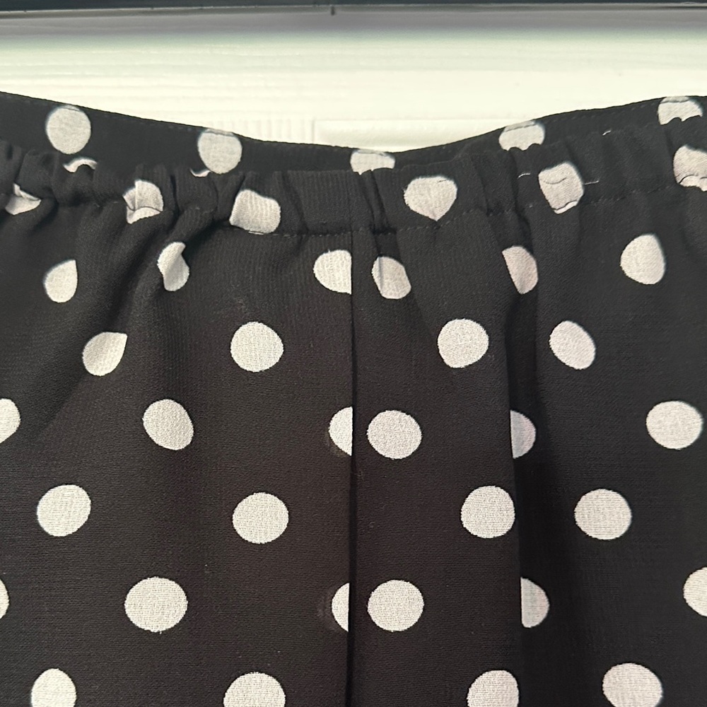 Chic Polka Dot A-Line Skirt - Picture 4 of 6